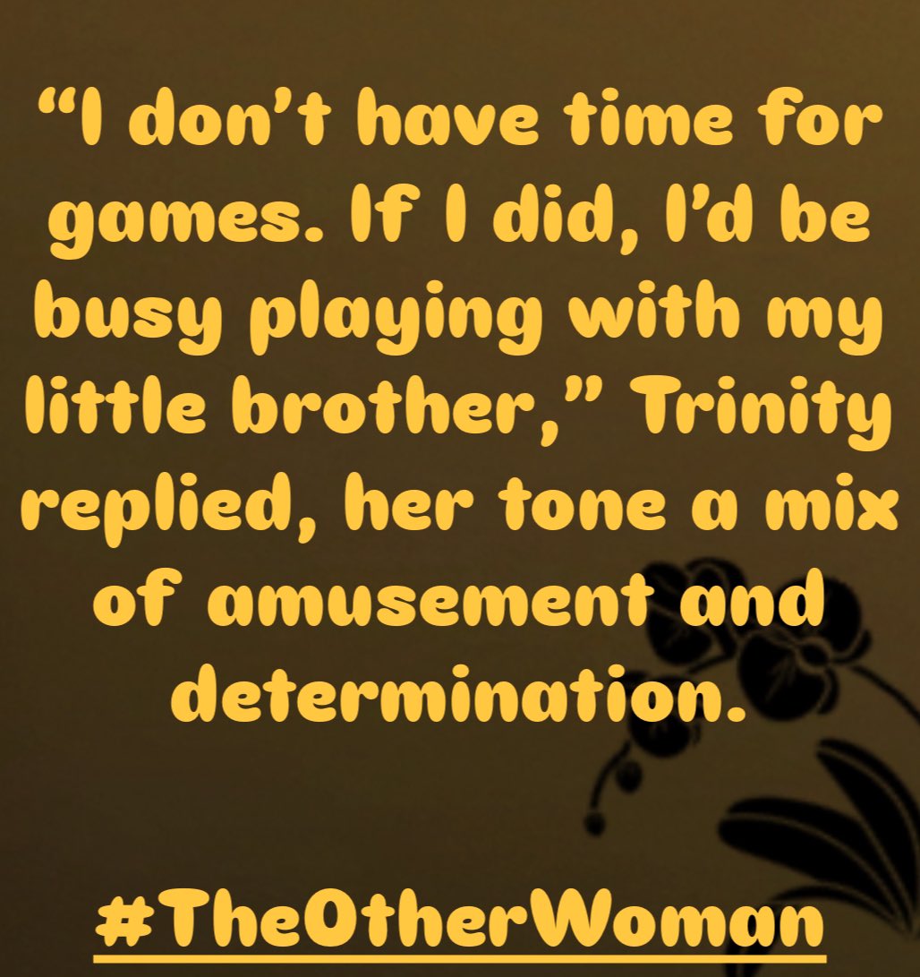 ToyaTopping's tweet photo. Do you want to know what made Trinty's response like this?  Order your copy of The Other Woman to find out. https://t.co/1NwpWDSNWg https://t.co/qTeRLMRpup
