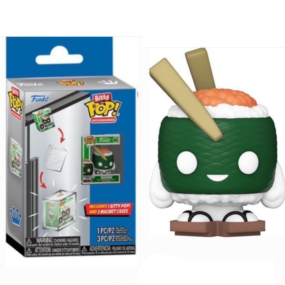 Glams for the new Funko Bitty POP! Magnet Cases with exclusive Sushi Bitty! Available below ~ 
Linky ~ fnkpp.com/AmBittEx
#Ad #FPN #FunkoPOPNews #Funko #POP #POPVinyl #FunkoPOP #FunkoSoda