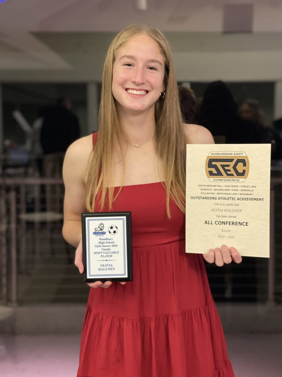 Olivia Halunen (@oliviahalunen) on Twitter photo We wrapped up our HS season with our banquet. It’s always fun to recap our year and what we accomplished on the field and in the community! I was also excited to have received All-Conference and the team MVP award!
<a href="/TopDrawerSoccer/">TopDrawerSoccer</a> <a href="/ImYouthSoccer/">ECNL/GA/Recruiting/College Soccer</a> <a href="/PrepSoccer/">Prep Soccer ⚽️</a> <a href="/TheSoccerWire/">SoccerWire</a> We wrapped up our HS season with our banquet. It’s always fun to recap our year and what we accomplished on the field and in the community! I was also excited to have received All-Conference and the team MVP award!
<a href="/TopDrawerSoccer/">TopDrawerSoccer</a> <a href="/ImYouthSoccer/">ECNL/GA/Recruiting/College Soccer</a> <a href="/PrepSoccer/">Prep Soccer ⚽️</a> <a href="/TheSoccerWire/">SoccerWire</a>