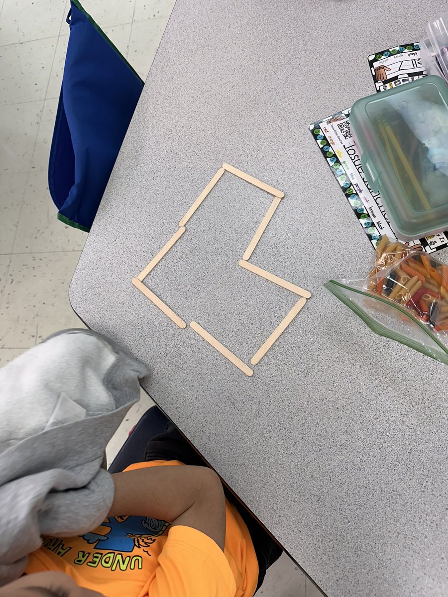 missmcgovernkdg's tweet photo. We had so much fun using popsicle sticks and colored noodles to create 2D shapes with 3, 4, 5, 6, 7, and 8 sides!! #beevergreen #d124 https://t.co/vh3l3ttvjS