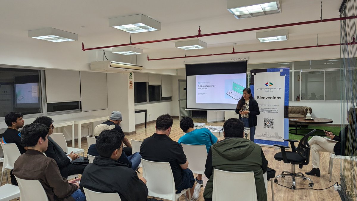 gdgcloudlima's tweet image. Seguimos el #RoadToDevFest Lima 🔥
Victoria Ubaldo nos trae: #RAG en #Gemini con #VertexAl
Ahora ya estamos ready para el #DevFestLima
@GoogleDevsLATAM