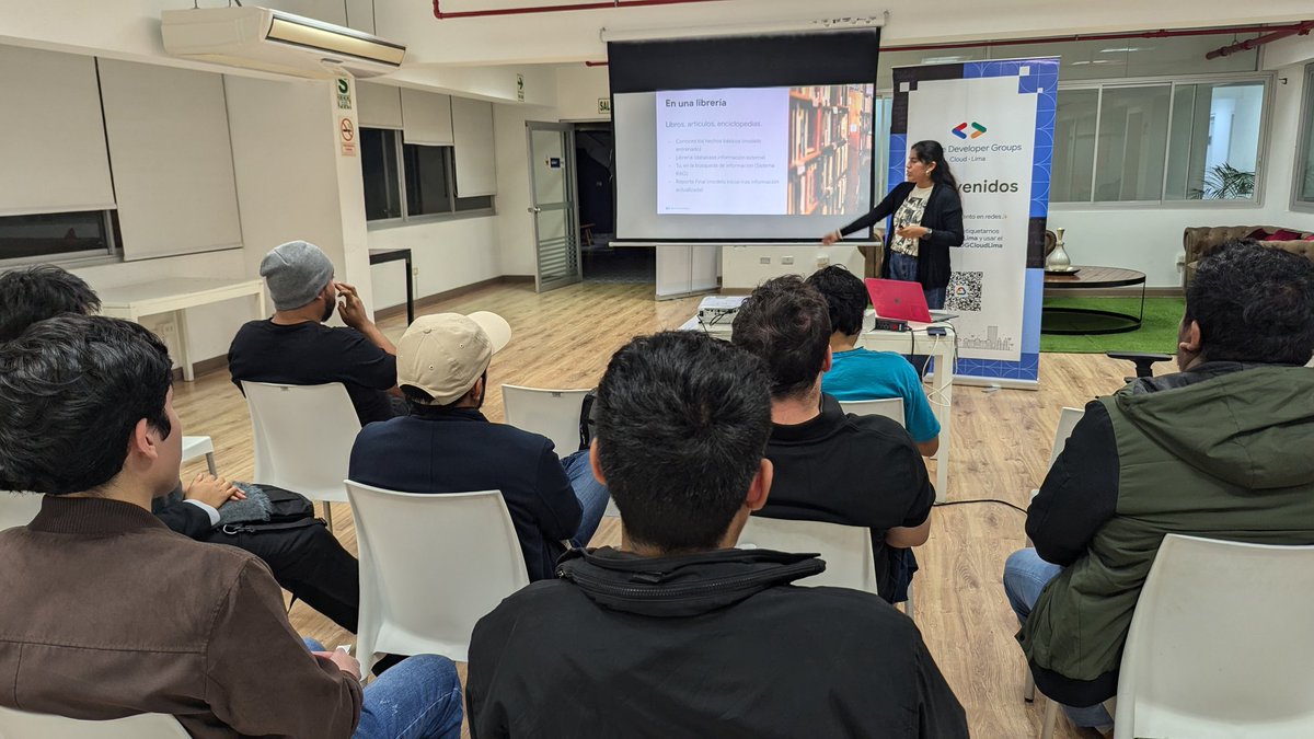 gdgcloudlima's tweet image. Seguimos el #RoadToDevFest Lima 🔥
Victoria Ubaldo nos trae: #RAG en #Gemini con #VertexAl
Ahora ya estamos ready para el #DevFestLima
@GoogleDevsLATAM
