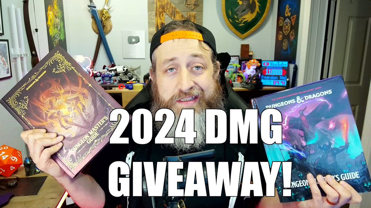 nerdimmersion's tweet image. My 2024 Dungeon Master's Guide Giveaway is live! It runs until 11/18/24 at 11:59PM Eastern. I'm giving away 2 copies, one limited edition, one regular. Good luck!
2024 DMG giveaway! gleam.io/M9bBD/2024-dun…