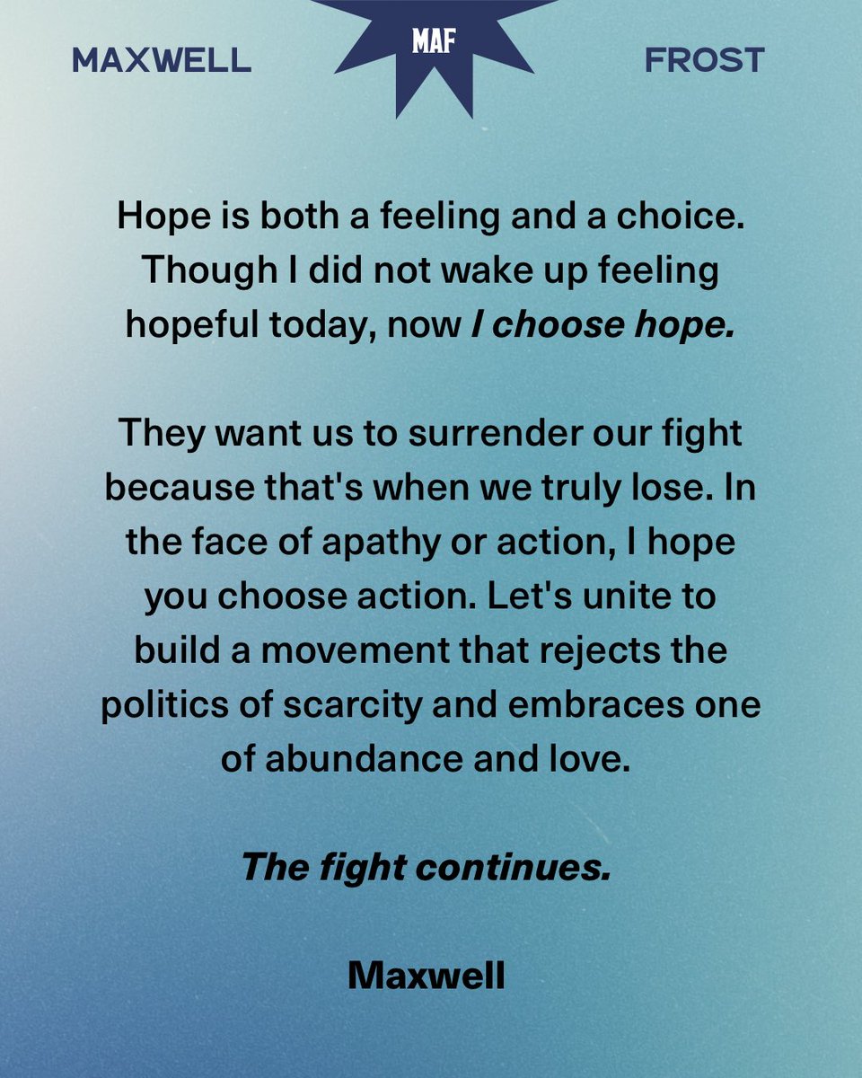 Maxwell Alejandro Frost tweet media