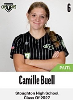 GTS 15u Elite - Riemer (@gts15uelite) on Twitter photo <a href="/camillebuell/">Camille Buell</a> INF/P - Class of 2027
🥎 BA .400 (3rd on team), OPS .927 (3rd on team), SLG .520
🥎 12 RBIs
🥎 20 hits (4 doubles)
Intelligent player that plays all over the diamond. An absolute threat at the plate from the right side! <a href="/camillebuell/">Camille Buell</a> INF/P - Class of 2027
🥎 BA .400 (3rd on team), OPS .927 (3rd on team), SLG .520
🥎 12 RBIs
🥎 20 hits (4 doubles)
Intelligent player that plays all over the diamond. An absolute threat at the plate from the right side!