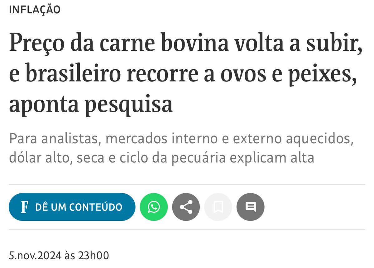 JHdaFonseca's tweet photo. - Expectativa: “picanha”

- Realidade: https://t.co/iv6z2LlyVs
