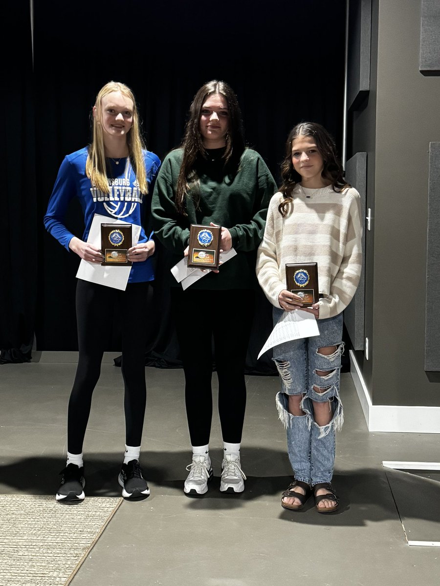 The JV Volleyball team held an impressive season this year and the Pirates are looking forward to continued leadership from their award winners:

Offensive Player: Audra Gehl
Defensive Player: Makenna Ripperger
Pirate Award: Ali Wells

<a href="/GCHSPirates/">Greensburg Comm HS</a> <a href="/GoPiratesGCHS/">Greensburg Pirates</a> #gchsvolleyball