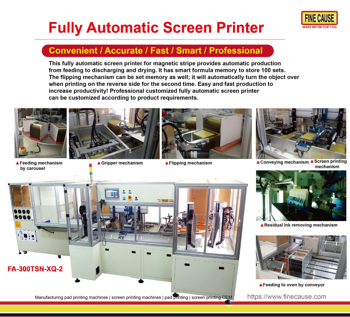 FinecausePrint's tweet photo. FA-300TSN-XQ-2-Fully Automatic Screen Printer
https://t.co/GYYwQ7fIbR

#automaticscreenprinter
#automaticscreenprintingmachine
#automaticsilkscreenprinter
#automaticmagneticstripescreenprintingmachine
#automaticscreenprinterformagneticstripecoating,
#automaticprintingmachine https://t.co/FfBtK6EEqs