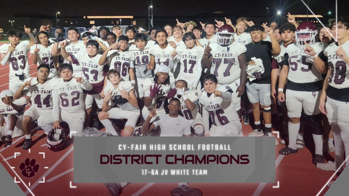 Cy-Fair HS Football tweet media