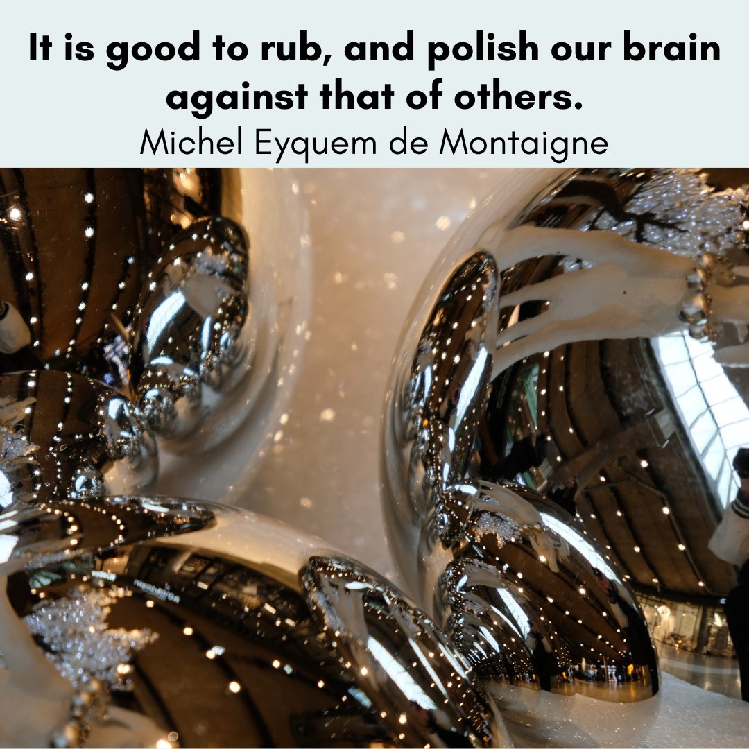 traffic_daily's tweet image. It is good to rub, and polish our brain against that of others. Michel Equem de Montaigne
#tacitknowledge
#explicitknowledge
#knowledgemanagementquotes
#whatisknowledgemanagement