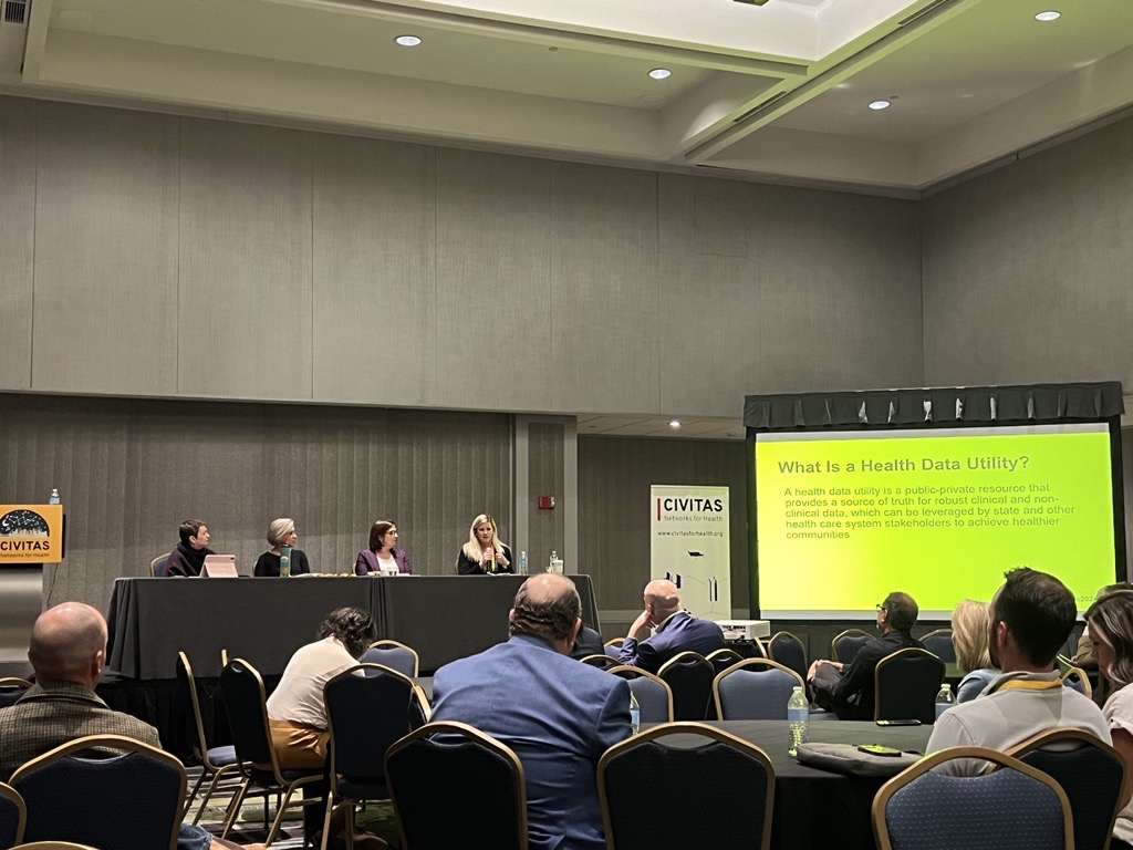 CyncHealth (@cynchealth) on Twitter photo At the <a href="/civitas4health/">Civitas Networks for Health</a> conference, our CEO Dr. Jaime Bland joined leaders from <a href="/ContextureHIT/">Contexture</a>, <a href="/CRISPhealth/">CRISP Health</a>, and <a href="/ManifestMedEx/">Manifest MedEx</a> to discuss how #HealthDataUtilities can act as nonprofit, state-based solutions for critical healthcare challenges. #HIE At the <a href="/civitas4health/">Civitas Networks for Health</a> conference, our CEO Dr. Jaime Bland joined leaders from <a href="/ContextureHIT/">Contexture</a>, <a href="/CRISPhealth/">CRISP Health</a>, and <a href="/ManifestMedEx/">Manifest MedEx</a> to discuss how #HealthDataUtilities can act as nonprofit, state-based solutions for critical healthcare challenges. #HIE