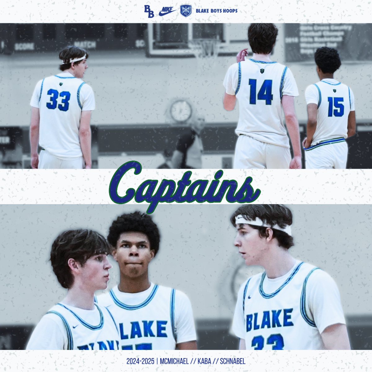 Elected by their teammates, Ian Schnabel, Omar Kaba, and Carson McMichael will lead the Bears in 2024-25 as Captains. 

This is Schnabel’s 3rd season as Captain, Kaba returns for his 2nd, and McMichael enters his 1st.