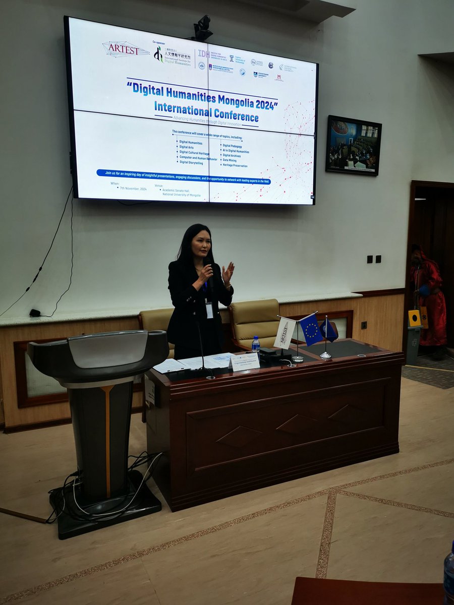 UNESCO and ERA Chairs on Digital Cultural Heritage (@unesco_dch_era) on Twitter photo The 1st Digital Humanities conference <a href="/num_edu/">Монгол Улсын Их Сургууль</a> in #Mongolia started with the full contribution of #ArtestProject <a href="/EUErasmusPlus/">Erasmus+</a> and active participation of <a href="/UNESCO_DCH_ERA/">UNESCO and ERA Chairs on Digital Cultural Heritage</a> @CyUniTec <a href="/DHLabBasel/">Digital Humanities Lab</a> <a href="/kingsdh/">Digital Humanities 🐘 @kingsdh@hcommons.social</a> <a href="/PrincetonCDH/">The Center for Digital Humanities at Princeton</a> <a href="/CScientistCy/">Demetris Skourides</a> <a href="/CORDIS_EU/">EU Research Results</a> <a href="/CamDigHum/">Cambridge Digital Humanities</a> <a href="/DARIAHeu/">DARIAH-EU | @dariaheu.bsky.social</a> <a href="/CLARINERIC/">CLARIN ERIC</a> The 1st Digital Humanities conference <a href="/num_edu/">Монгол Улсын Их Сургууль</a> in #Mongolia started with the full contribution of #ArtestProject <a href="/EUErasmusPlus/">Erasmus+</a> and active participation of <a href="/UNESCO_DCH_ERA/">UNESCO and ERA Chairs on Digital Cultural Heritage</a> @CyUniTec <a href="/DHLabBasel/">Digital Humanities Lab</a> <a href="/kingsdh/">Digital Humanities 🐘 @kingsdh@hcommons.social</a> <a href="/PrincetonCDH/">The Center for Digital Humanities at Princeton</a> <a href="/CScientistCy/">Demetris Skourides</a> <a href="/CORDIS_EU/">EU Research Results</a> <a href="/CamDigHum/">Cambridge Digital Humanities</a> <a href="/DARIAHeu/">DARIAH-EU | @dariaheu.bsky.social</a> <a href="/CLARINERIC/">CLARIN ERIC</a>