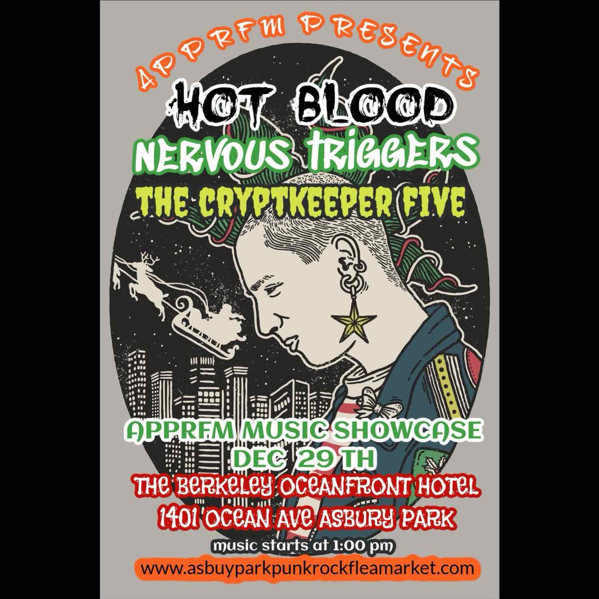 December 29th come spend your Holiday Hangover with Your Punk Rock Family! $5 gets you in to the show and the market.