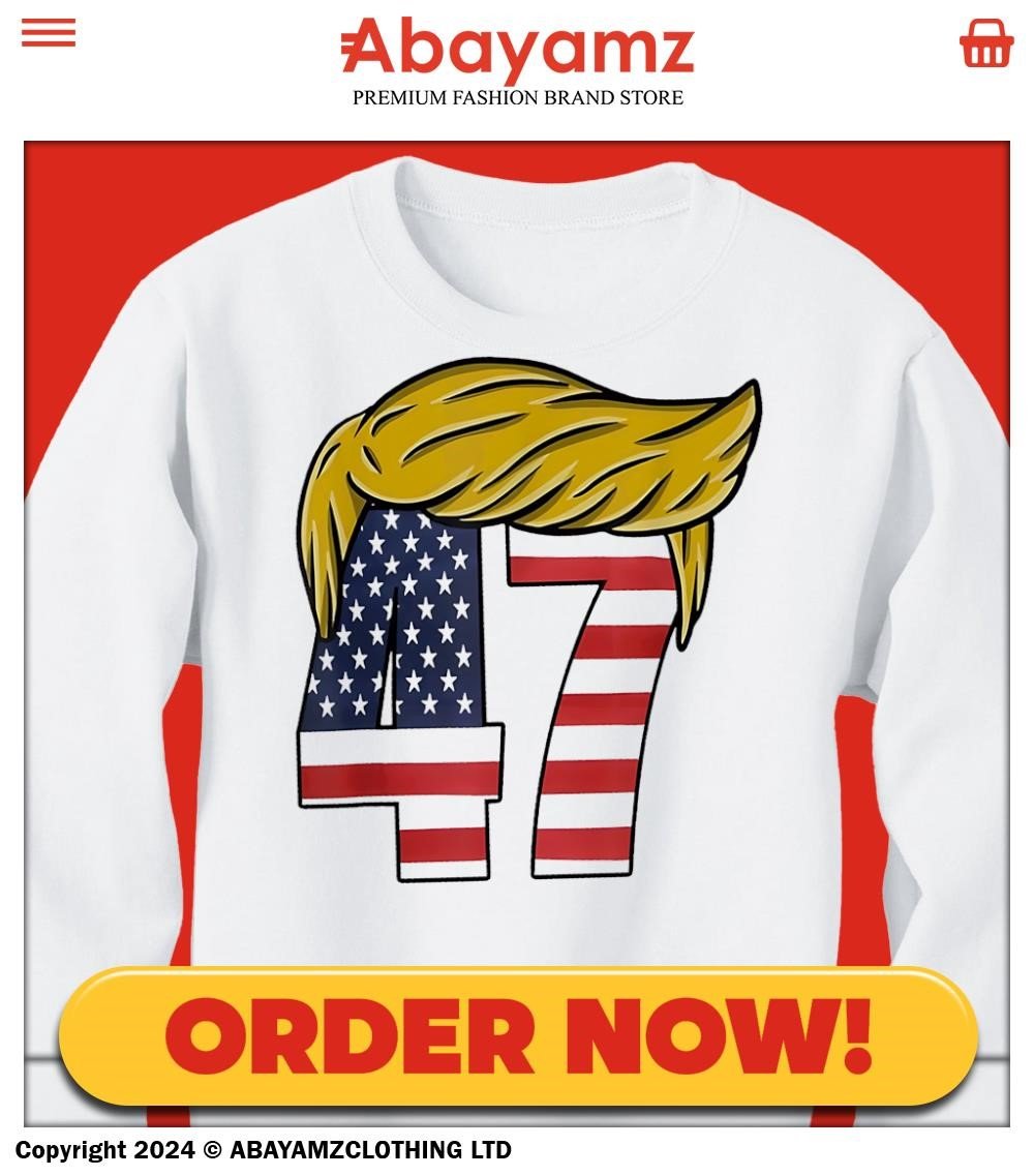 abayamzclothing's tweet image. 47 Trump Blonde Hair Shirt

"Bold and proud! 🇺🇸 Represent the 47th president in style with this Trump Blonde Hair shirt."

#Trump47 #PoliticalMerch #BoldStyle #SupportTrump #AmericanPride #UniqueShirts

Get yours here:

abayamzclothing.com/shirt/47-trump…