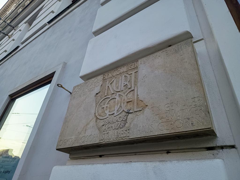 At Gödel birthplace!