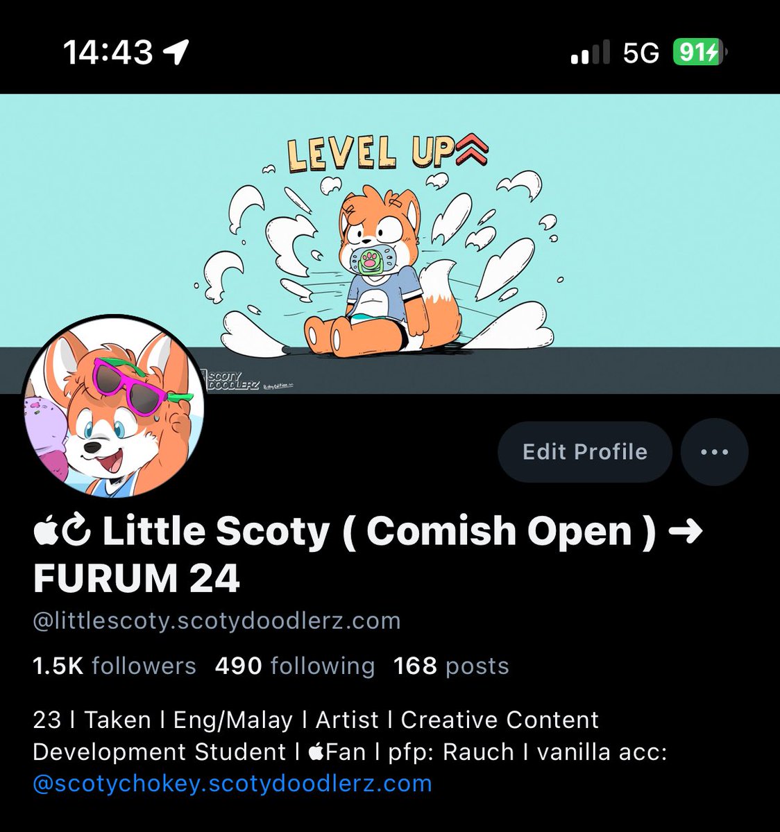 ↻ Little Scoty tweet media