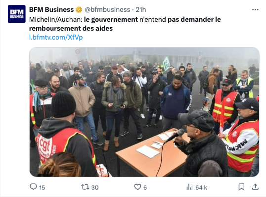 MaximCombes's tweet photo. Comment construire l'impuissance publique ?
1⃣Verser des dizaines de Mds € d'aides publiques auxentreprises privées
2⃣Ne pas les conditionner à des objectifs d'intérêt public
3⃣Se lamenter sur les fermetures d'usines
4⃣Ne pas réclamer le remboursement des aides
Dingue ! https://t.co/jOXOiLM54W