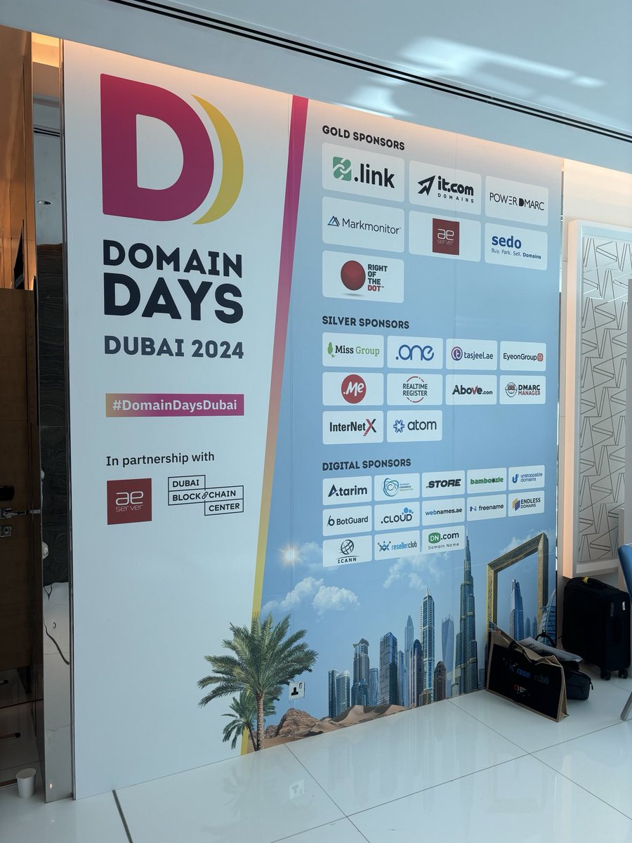<a href="/domain_days/">Domain Days Dubai</a> 2024 wrapped! Huge thanks to the organizers &amp; all attendees. Our KeNIC reps, CEO <a href="/Mwanyotalewela/">Andrew Lewela Mwanyota</a>  &amp; Marketing Manager Gitau Muraguri, connected with amazing domainers! Exciting talks, including on our upcoming .KE Domain Auction with <a href="/Dynadot/">Dynadot 🦾</a> this November! #DotKE