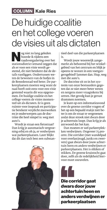 Wat <a href="/kaleries/">Richard Heuveling 🍟</a> zegt ⬇️
<a href="/groenlinks/">GroenLinks</a> vormt #democratie om tot een #topdown stormram #dictatuur (dat zegt ie niet, maar ikke wel)