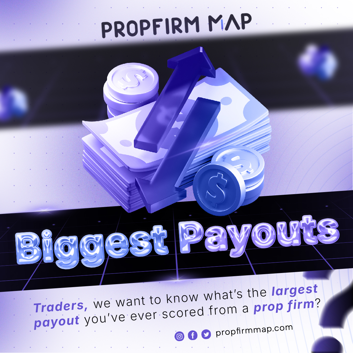 PropFirmMap's tweet image. 🤩 If you did any, what's the largest payout you have ever scored from a Prop Firm ?