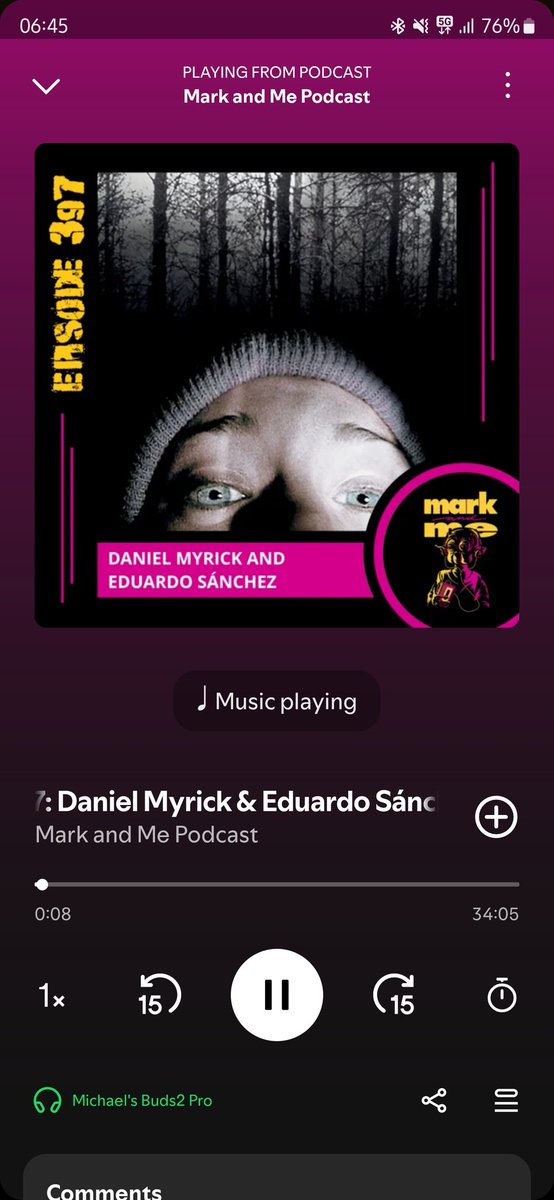 mikeycubed's tweet image. Spending Thursday morning in Burkittsville, Maryland with @markandmepod

Can't wait to hear @danielrmyrick and @Sanchezonthemic talking about The Blair Witch Project

#MarkandMe #podcast #moviepodcast #TheBlairWitchProject