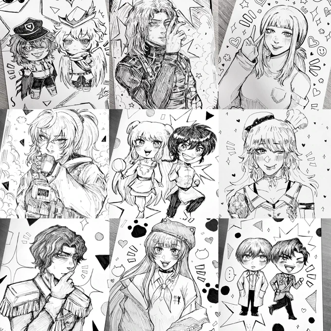 my first time doing on the spot sketch comms! thank you for commissioning me 🙇‍♀️✨ 