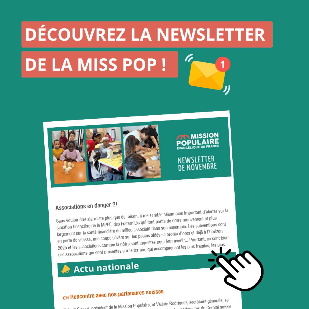 🗞 La nouvelle newsletter de la Miss pop vient de paraître ! Rendez-vous sur notre site :
👉 Lors de votre première visite, une boite de dialogue apparait, vous n'avez qu'à inscrire votre mail 
👉 Ou depuis la page d’accueil, tout en bas à droite, en inscrivant votre mail