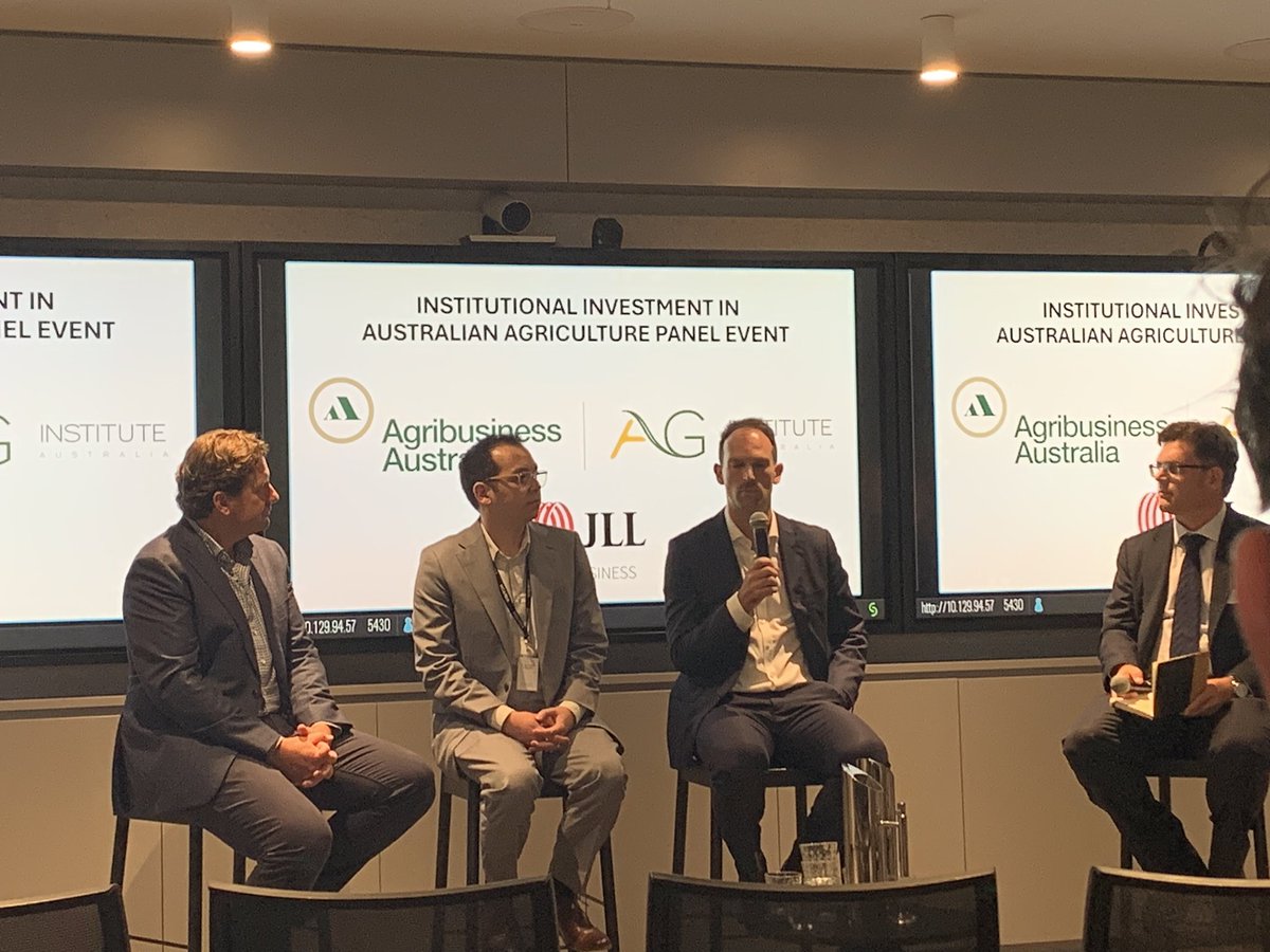 Should be interesting to hear what’s making institutional investors look to Australia 🇦🇺 🤔