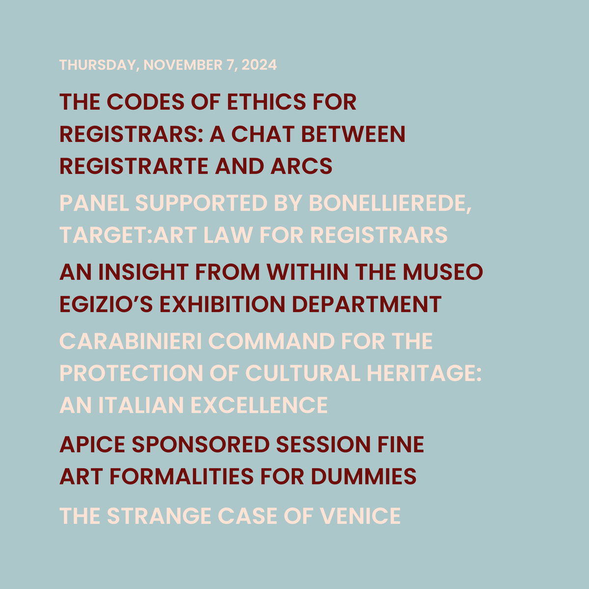 Day 1 Highlights: Made in Italy Track at #ERC2024
Get ready for an inspiring day filled with insightful sessions: erc2024.org/conference-pro…
Join these engaging sessions &amp; immerse yourself in the rich cultural heritage &amp; professional insights of Italy. 🇮🇹
#ERC2024 #MadeInItaly