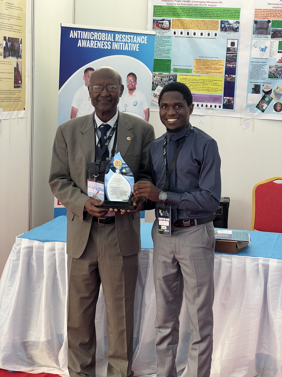 Congratulating Prof. Emeritus Japhet Killewo for receiving the Life achievement award for One Health in Tanzania.

Prof. Emeritus Japhet Killewo has been my mentor and Country director for <a href="/AFROHUN/">AFROHUN - Africa One Health University Network</a> Tanzania, I am always inspired by his great work in implementing One Health
