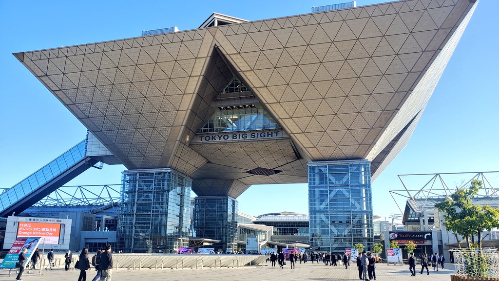 keitamuj's tweet photo. とりあえず１つ目業務終了!

品川でもう一仕事あるので、終わったら夜は贅沢しよっと🎵🌟

場内広すぎて、森泉さん見つけられなかった😭
#JIMTOF2024 https://t.co/WKcfO50o5C