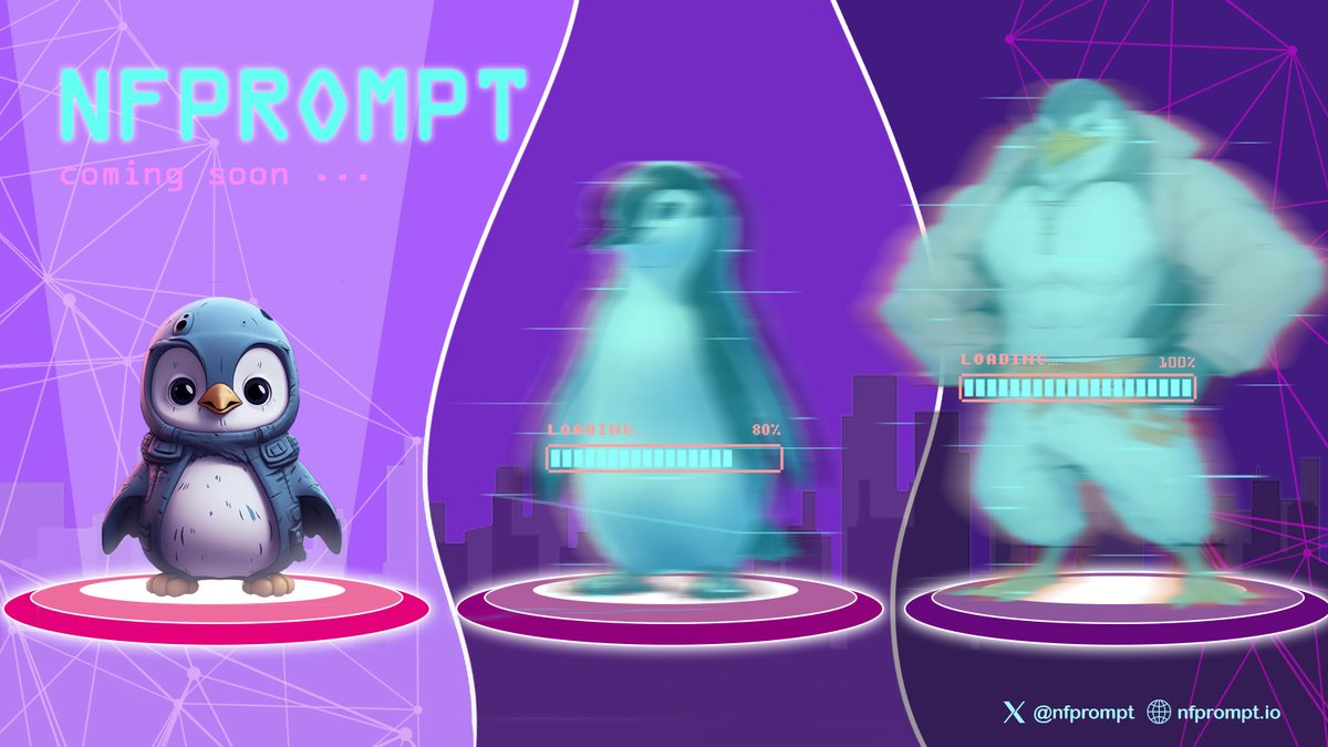 nfprompt's tweet photo. WHO’S THAT PENGU? 

First stage testing completed. Unveiling soon. 💯

The NFPengu Universe is inching closer. The pengu community will evolve into something bigger and better. 👀 

Soon 🐧🎮