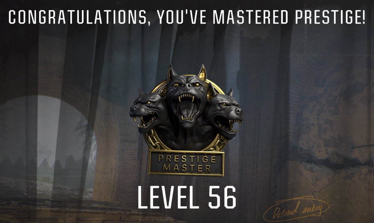 Prestige Master done :) time for lvl 1000 😈