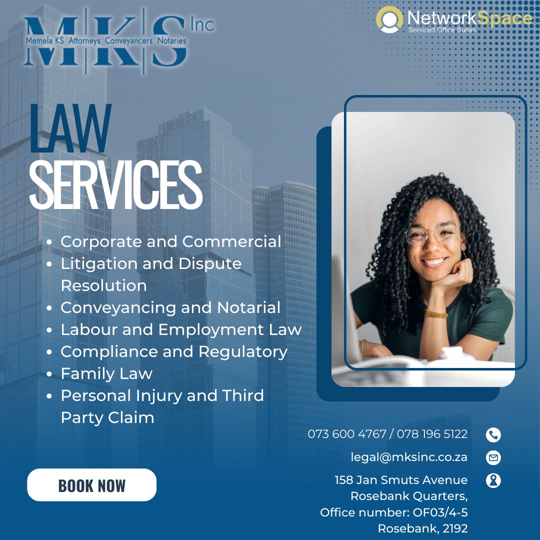 MksAttorneys's tweet photo. From corporate law to family law, MKS Inc. provides a full range of legal services tailored to meet your needs. Book a consultation today and experience expert support for all your legal matters. 📞 #LawServices  #MKSInc #CorporateLaw #FamilyLaw   https://t.co/57KBJMwQ0q https://t.co/TUzng82CvR