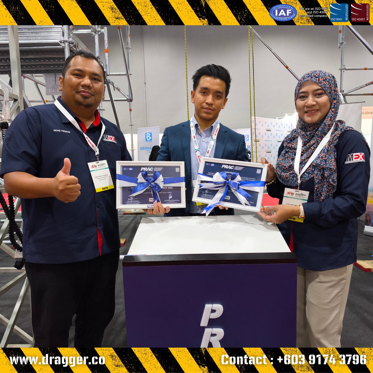 DraggerEngr46's tweet photo. Throwback to CIDB BuildXpo 2024! Dragger Engineering MOU signing for Program Latihan Keselamatan—aligning with JPK &amp; JKKP standards. Proud moment in safety training!

#draggerengineering #46 #PRAC #CIDB #BuildXpo #MITEC https://t.co/mafpUPMLy1