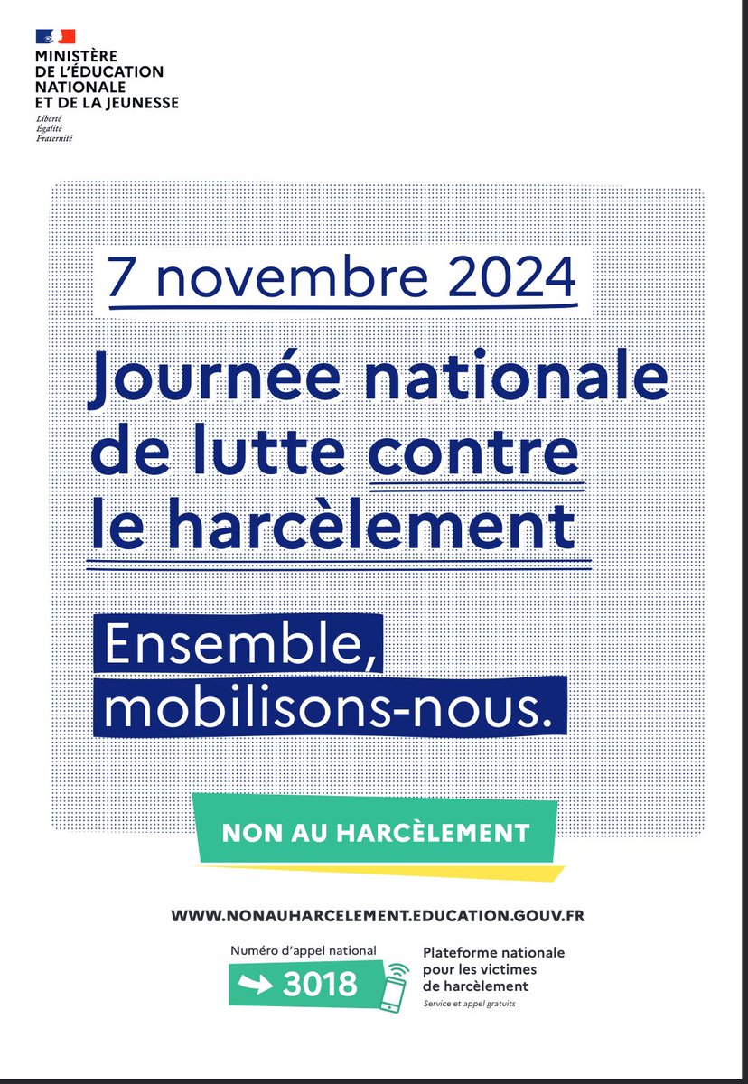Journée Non au Harcèlement #NAH #pHARe