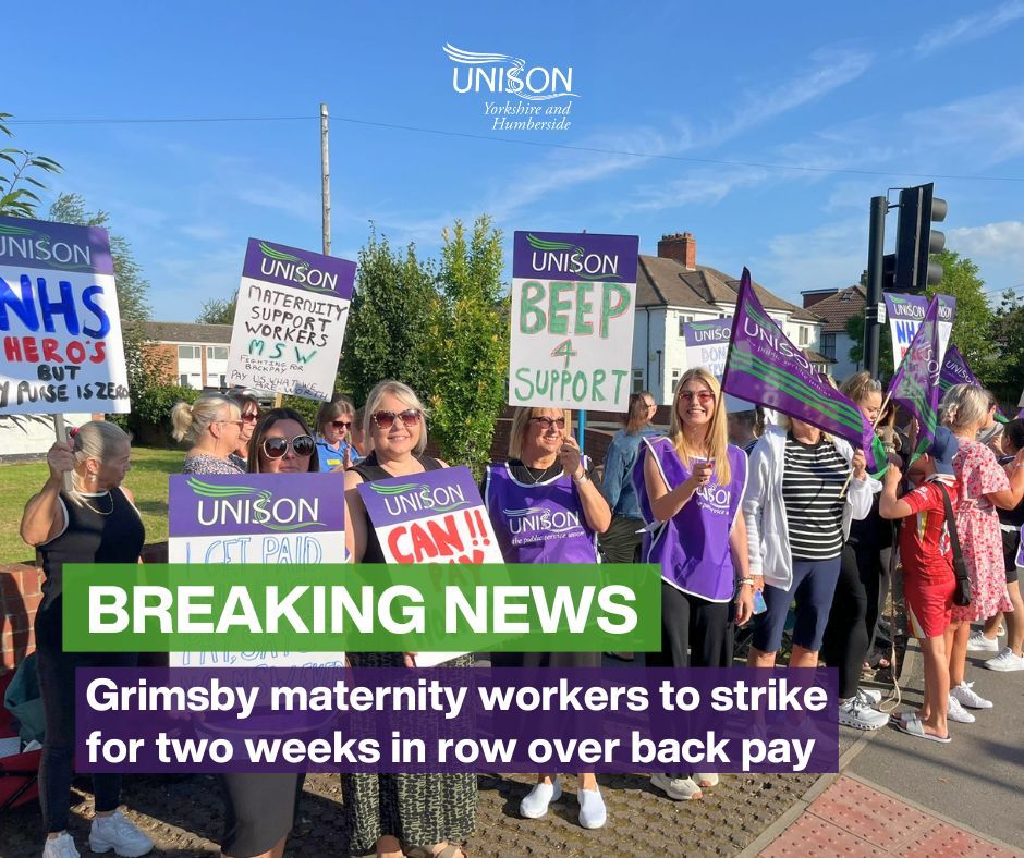 UNISON Yorkshire & Humberside tweet media