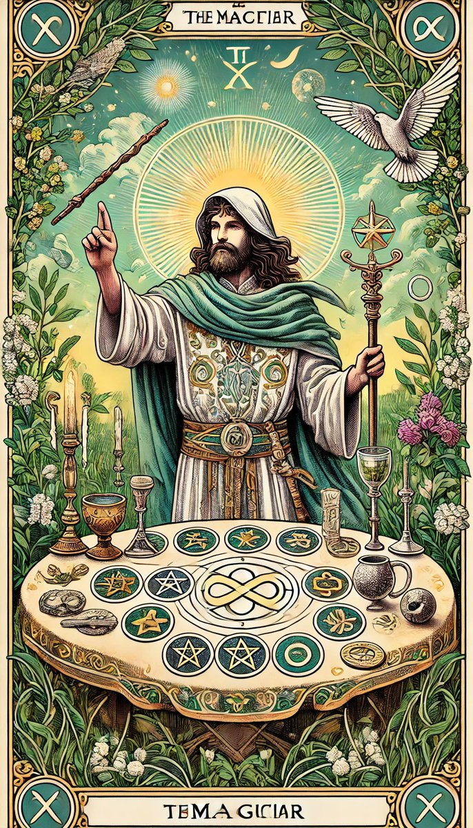 Bugün tarot enerjimiz The Magician kartında saklıYaratıcılığımızın, yeteneklerimizin farkına varıp hedeflerimize doğru adımlar atma zamanı. Evren bize, ihtiyaç duyduğumuz her şeyin elimizde olduğunu hatırlatıyor. İlham dolu, üretken bir gün olsun! #Tarot #GününKartı #TheMagicia