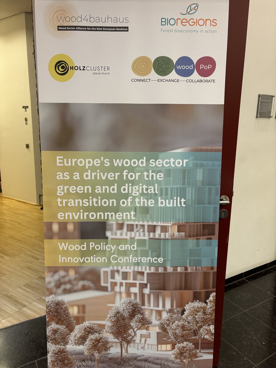 All set for our wood conference in Brussels today looking at wood’s ability to drive a green &amp; digital transition of the built environment ⁦<a href="/CEIBois/">CEI-Bois</a>⁩ ⁦<a href="/Wood4Bauhaus/">Wood4Bauhaus</a>⁩