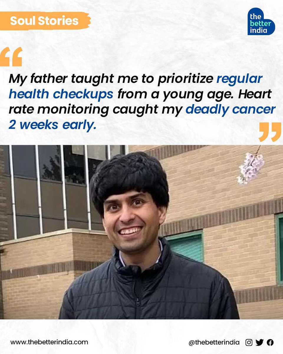 thebetterindia's tweet photo. I survived cancer, thanks to my father’s advice to conduct regular health checkups.

#NationalCancerAwarenessDay #cancerawarenessday #soulstories #CancerAwareness #strongsoul #cancersurvivor    

[Inspiring, National Cancer Awareness Day] https://t.co/93RUAS0HO5
