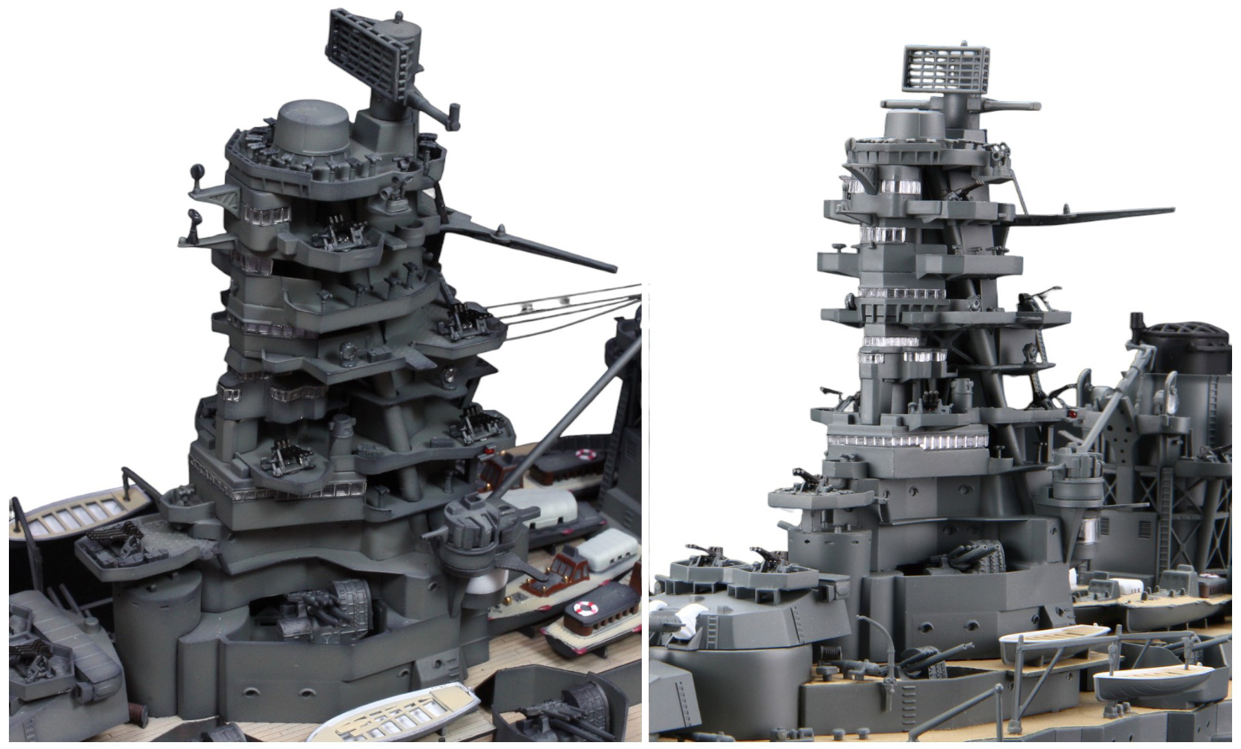 フジミ　航空戦艦伊勢　1/350 デラックス（一部作成済み） 1/350 旧日本海軍航空戦艦 伊勢 デラックス | HLJ.co.jp
