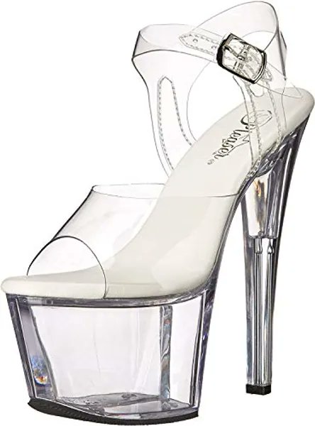 I just received Pleaser Women's SKY308VL/C/M Platform Dress Sandal - 9 - Clear/Clear from James via Throne. Thank you! throne.com/littleclover #Wishlist #Throne