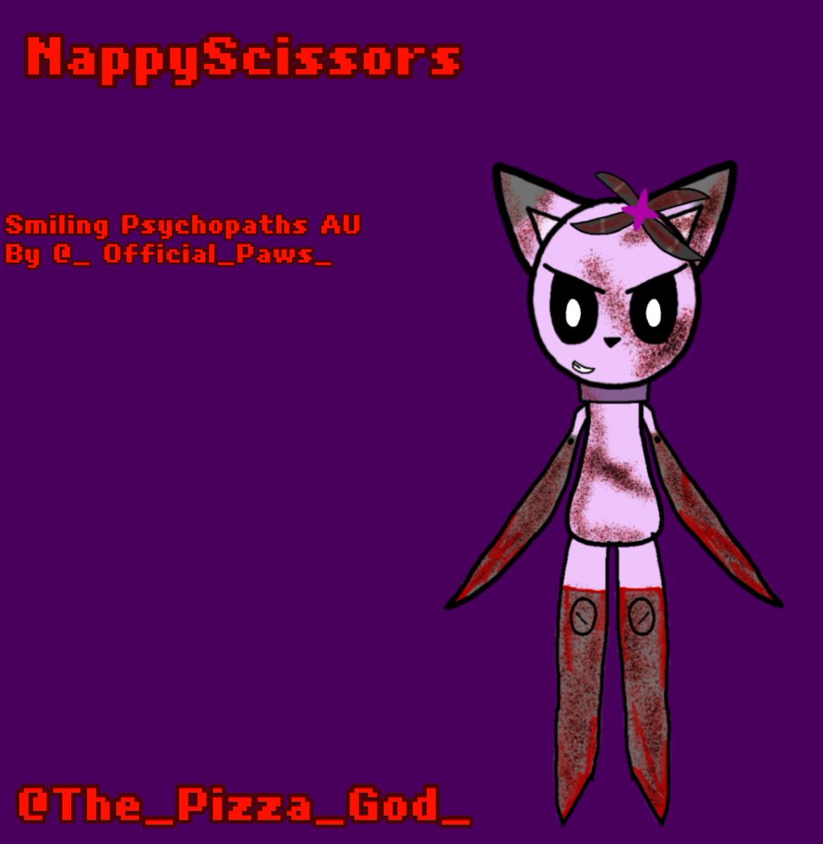 The_Pizza_God_'s tweet photo. Damn, this kitten got turned into scissors fr

(TW: Blood!)

(#SmilingPsychopathsAU By @_Official_Paws_)

#SmilingCrittersOC #SmilingCrittersAU #Kittynap #TheRebelsSquad https://t.co/FwDidrKoOb