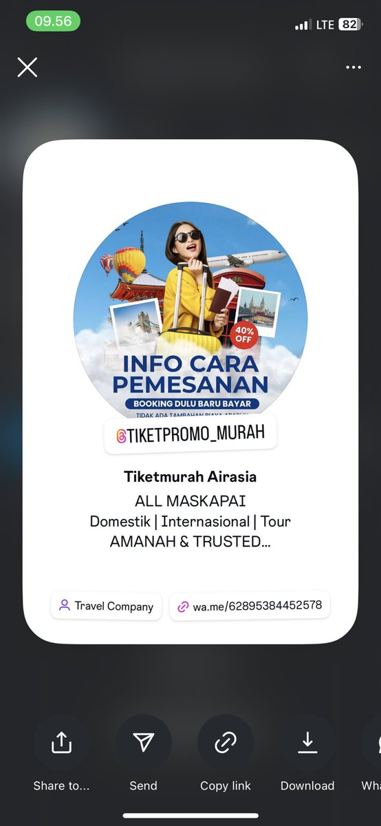 Gaes bantu REPORT. Temanku kena tipu. Awal DP 30% nanti bener2 dikasih kode booking asli (yg blm dibayar) trus disuruh lunasin. Besok nya dicek kode booking ilang alias dicancel otomatis karena gak dibayar.