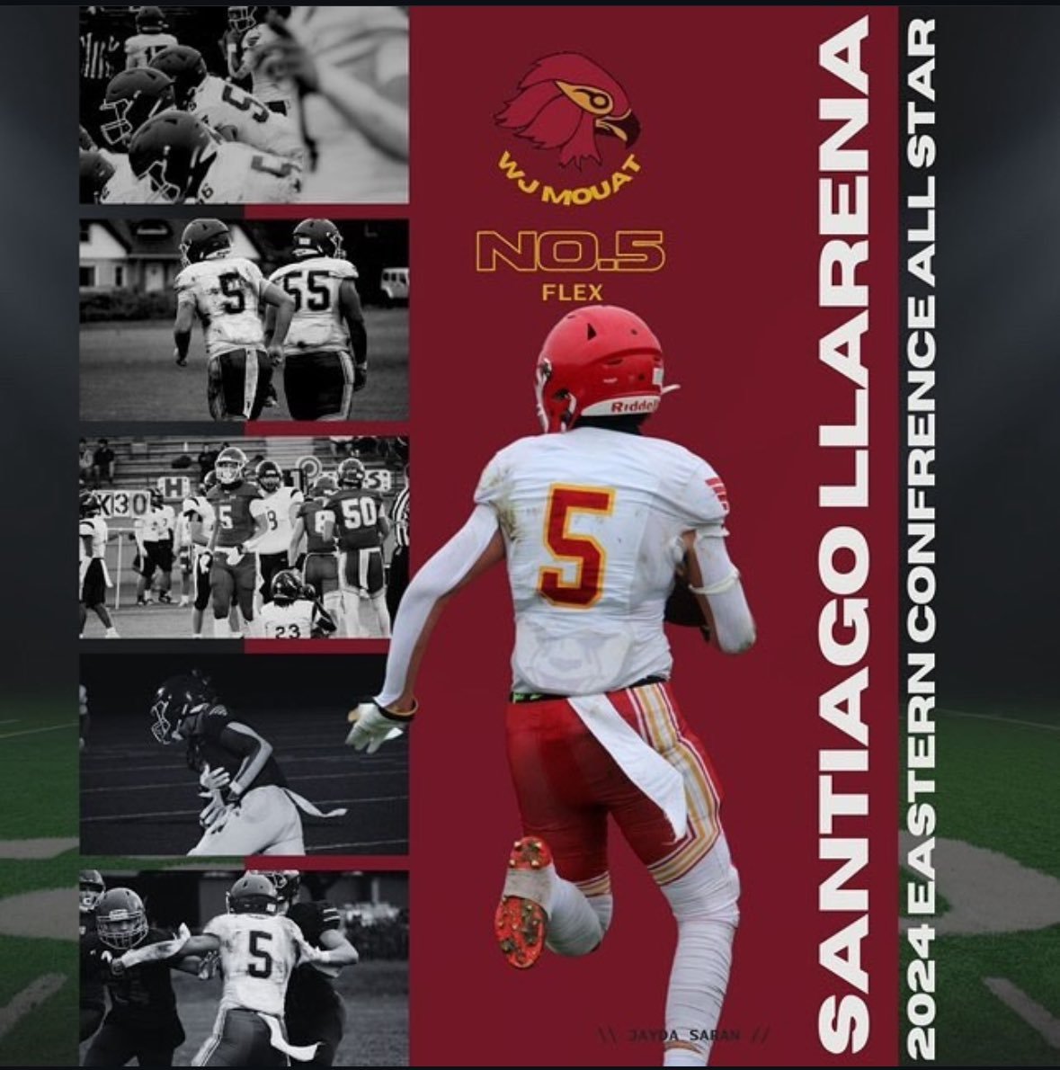 Thankful to be named Eastern conference all star!
<a href="/mouatfootball/">W.J. Mouat Hawks Football</a> 
<a href="/A_Hard30/">Andrew Harder</a> 
<a href="/Coach_Mills_/">Daniel Mills</a>