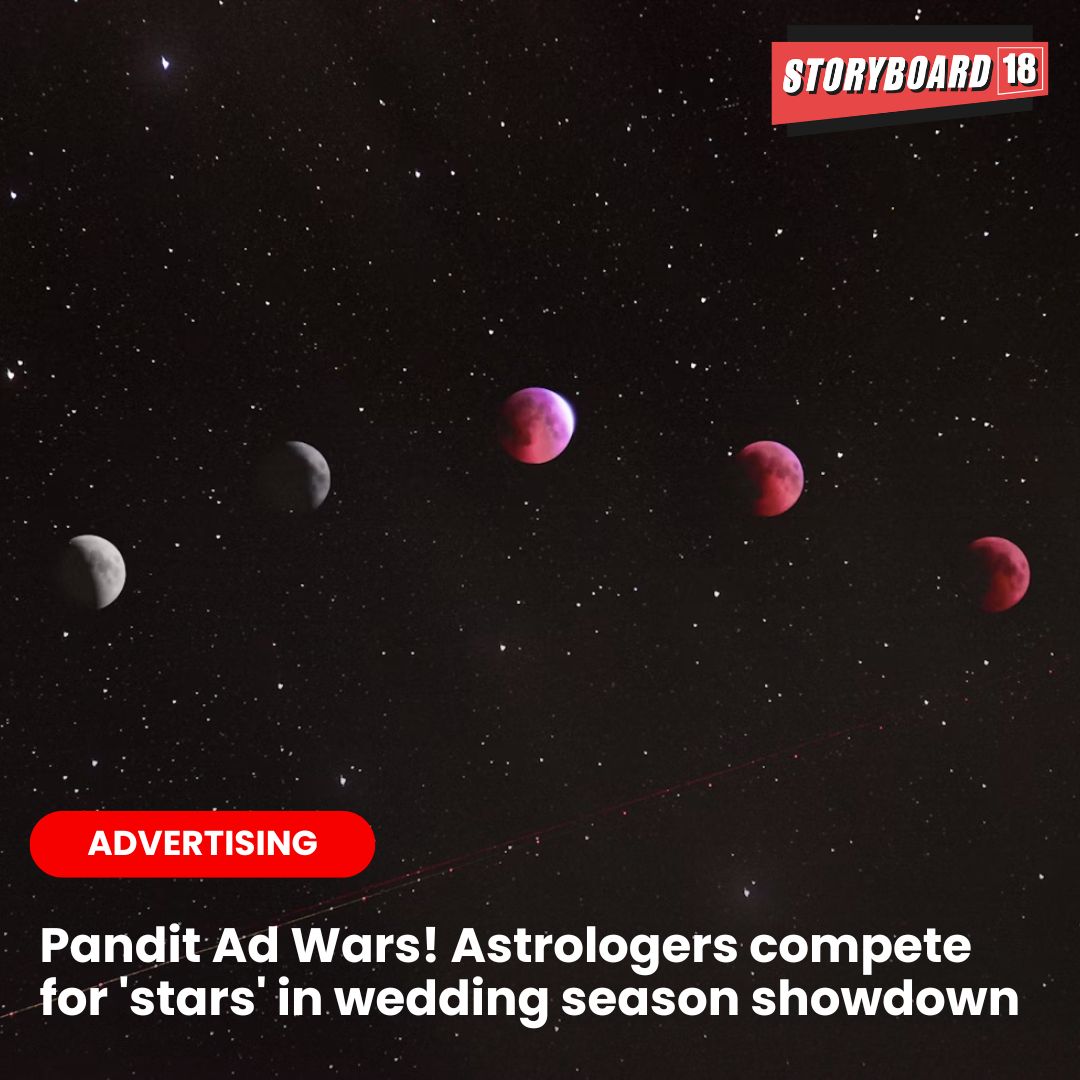 Storyboard18 (@brandstoryboard) on Twitter photo It’s not only astrology apps in the race to outbid each other; even astrologers and "pandits" (priests) are striving for better reviews and star ratings on these platforms.
By <a href="/journoImran/">Imran Fazal</a> It’s not only astrology apps in the race to outbid each other; even astrologers and "pandits" (priests) are striving for better reviews and star ratings on these platforms.
By <a href="/journoImran/">Imran Fazal</a>