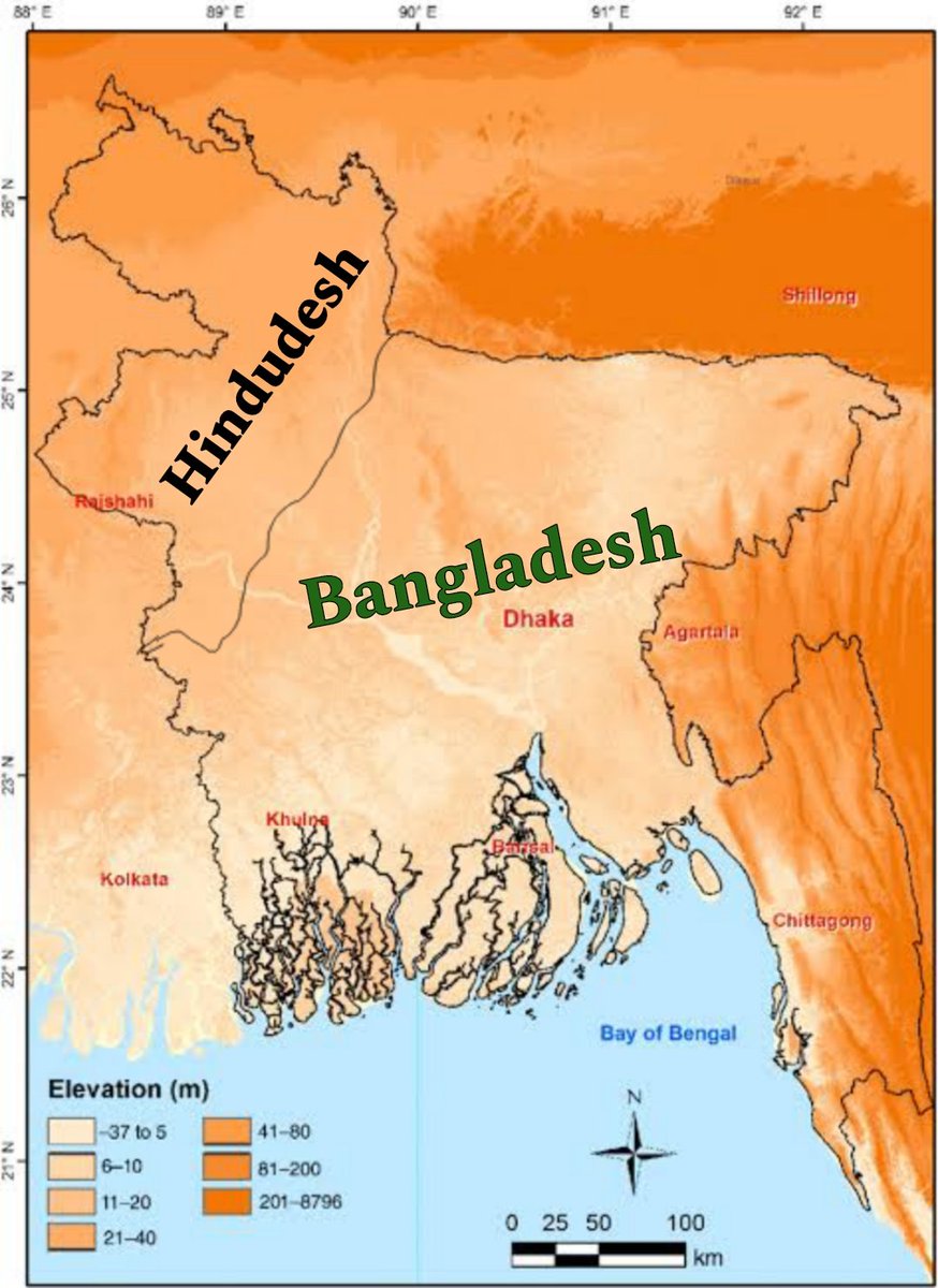RealBababanaras's tweet photo. Divide Bangladesh in two parts. Make a separate country for Bangladeshi Hindus. This is the only solution. 

Only a #Hindudesh can save the Hindus of Bangladesh.

Repost = Agree with the idea

#AllEyesOnBangladeshiHindus https://t.co/osFkVKDt5q