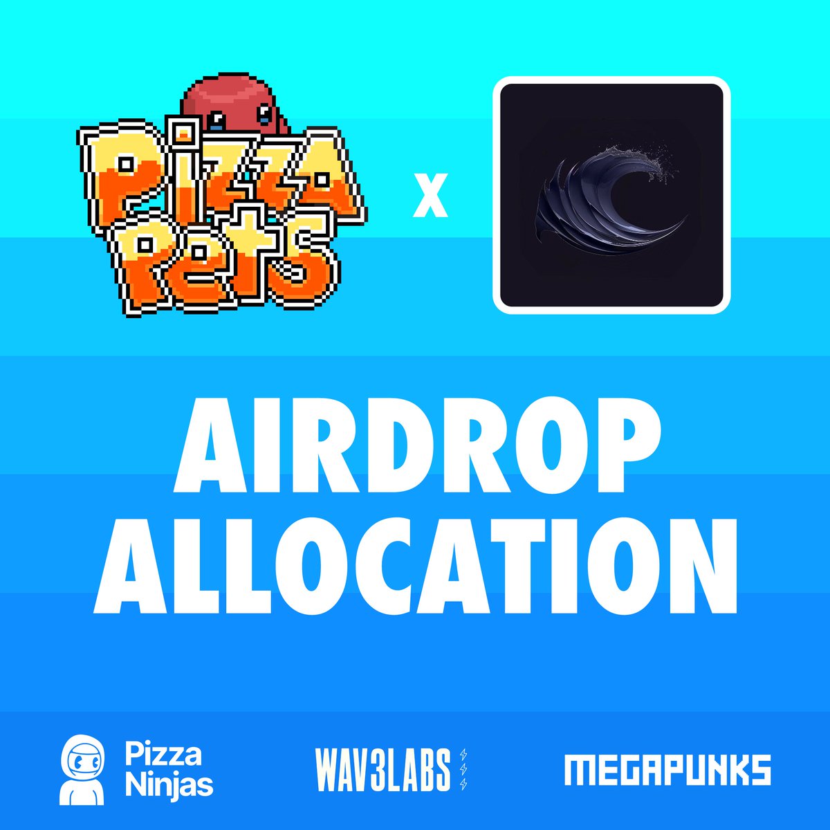 Wav3Labs (@wav3labs) on Twitter photo Good news!
We’ve secured an allocation for our community!
Thrilled to announce a collaboration with <a href="/Pizza_Ninjas/">Pizza Ninjas</a> & <a href="/MegaPunks_BTC/">MegaPunks</a> on their upcoming <a href="/Pizza_Pets/">Pizza Pets Game</a> airdrop. Good news!
We’ve secured an allocation for our community!
Thrilled to announce a collaboration with <a href="/Pizza_Ninjas/">Pizza Ninjas</a> & <a href="/MegaPunks_BTC/">MegaPunks</a> on their upcoming <a href="/Pizza_Pets/">Pizza Pets Game</a> airdrop.