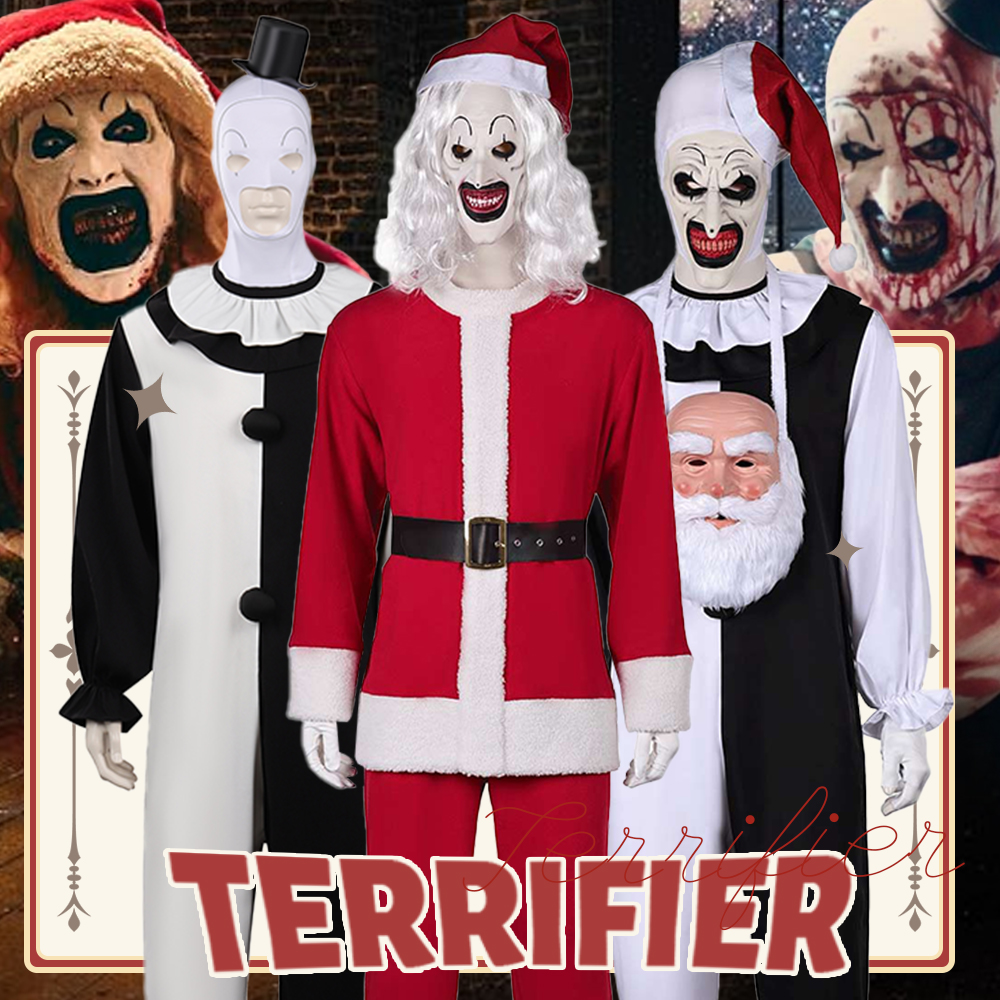cosplayskyfr's tweet photo. Film Terrifier 3(2024)- La Série de Noël
Achetez 2 et Obtenez 10% de Réduction!! Code: TE24
Voir Plus: https://t.co/eZHZraXVWw

#terrified #horreur #cosplay #cosplayfr #film #terrifier #terrifier2 #terrifier3 #arttheclown #clown #clowns #horrormovies #horrorfan #horrorfilm https://t.co/yR0iVsQNSR